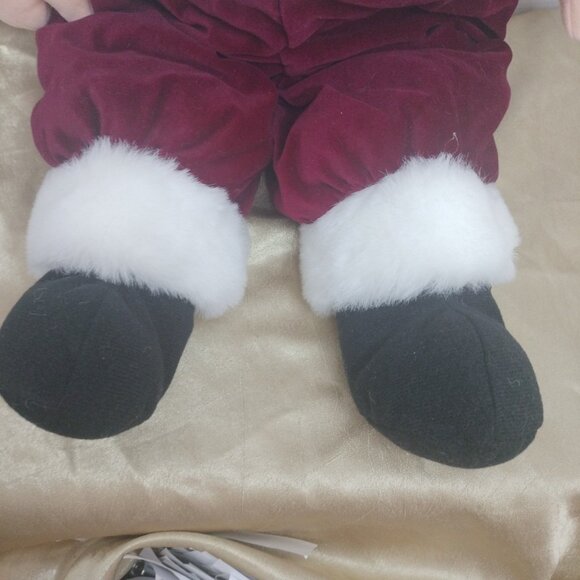 Pacifix International Santa Claus Christmas Holiday Red Suit Plush Toy 23" Excel - Picture 6 of 13